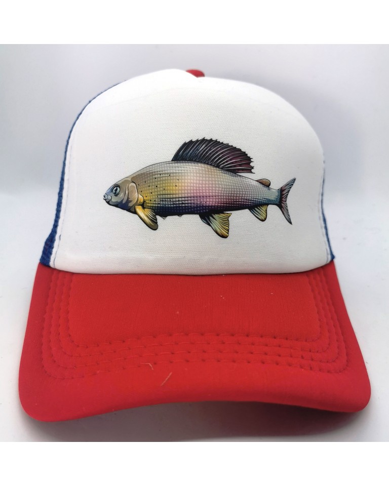 Cappellino Trucker fish red