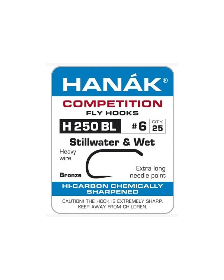 HANAK COMPETITION BARBLESS HOOKS H250