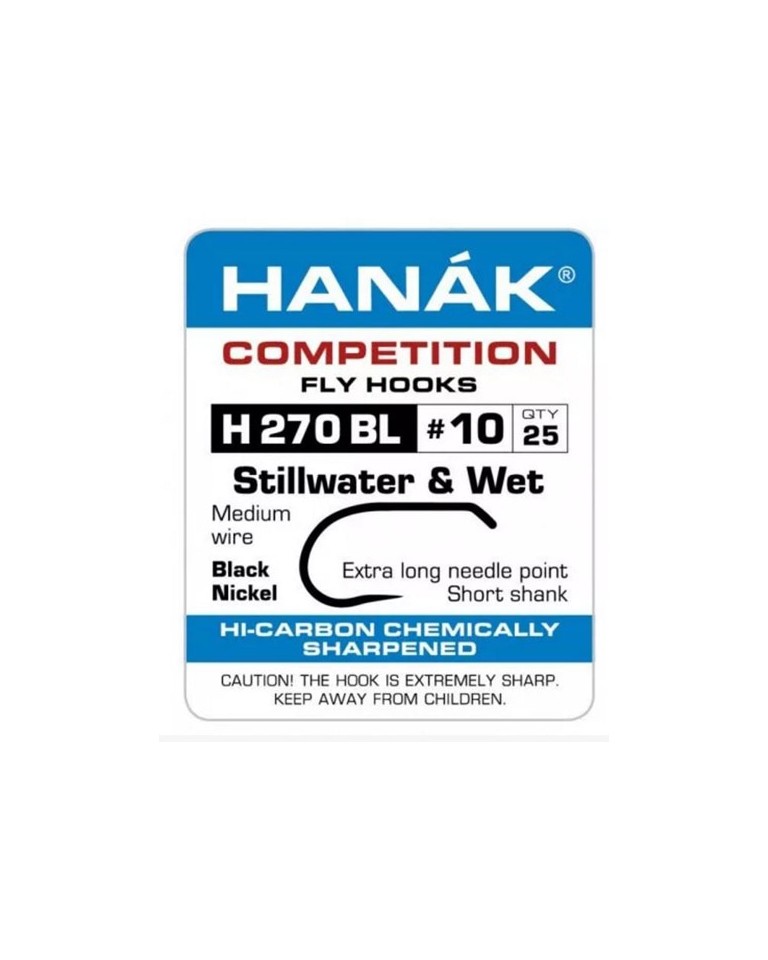 HANAK COMPETITION BARBLESS HOOKS H270