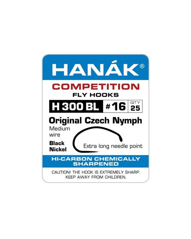 HANAK COMPETITION BARBLESS HOOKS H300
