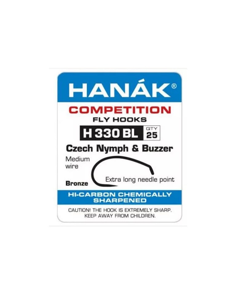 HANAK COMPETITION BARBLESS HOOKS H330