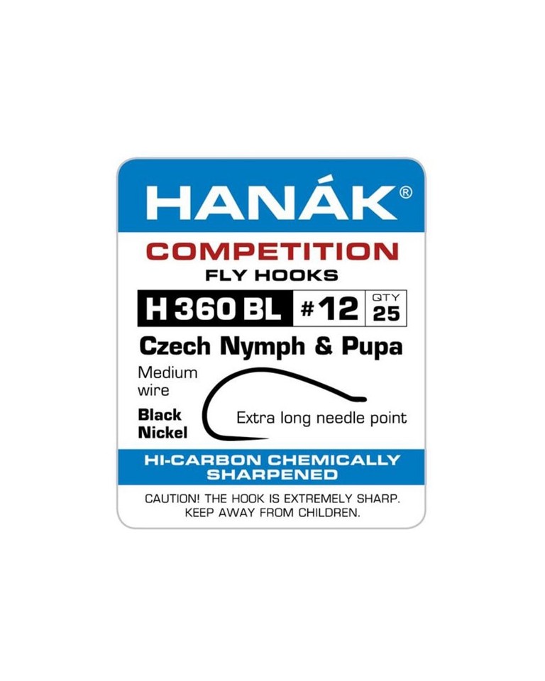 HANAK COMPETITION BARBLESS HOOKS H360