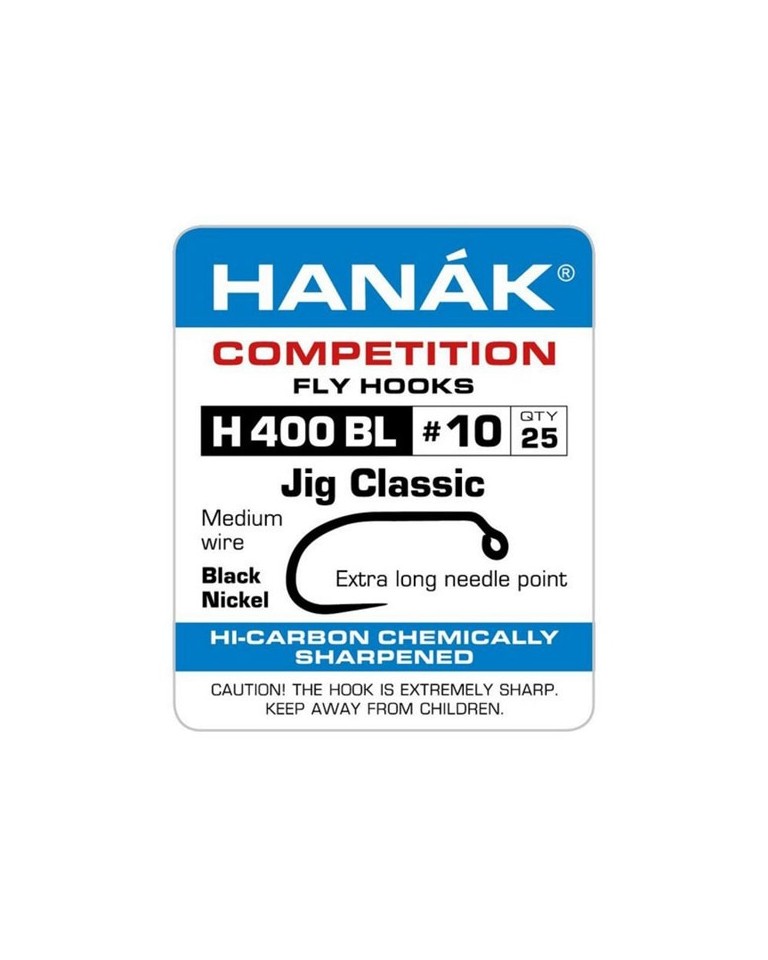HANAK COMPETITION BARBLESS HOOKS H400