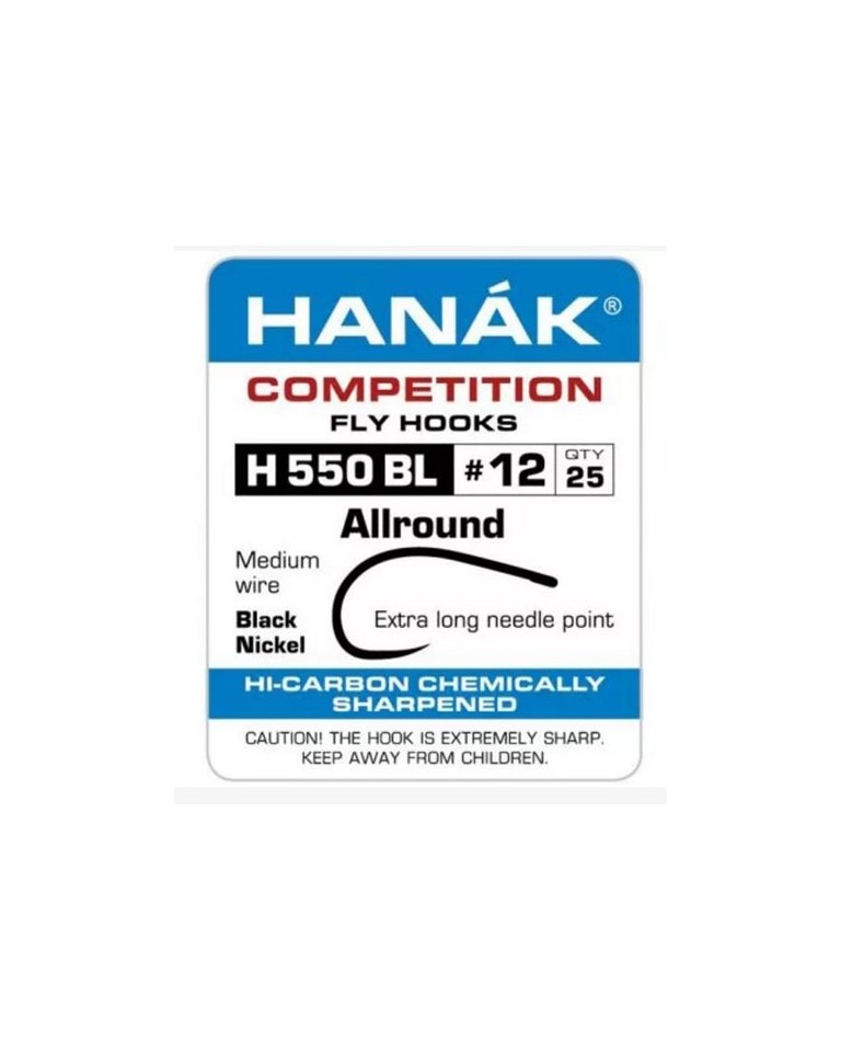 HANAK COMPETITION BARBLESS HOOKS H550