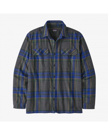 Patagonia M's L/S Organic  Cotton MW Fjord Flannel Shirt EDBK